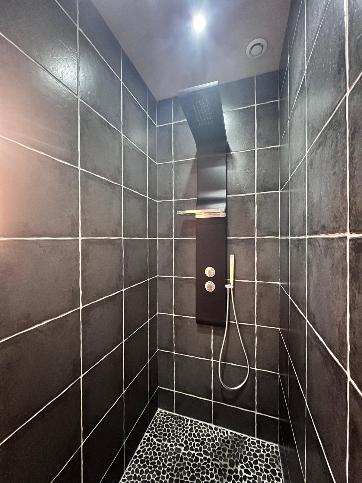 Salle de bain principale - Douche, autre angle